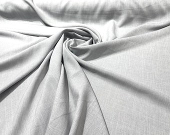 Silver Two-Tone Melange Poplin 58” Wide/ Polyester Poplin Fabric.