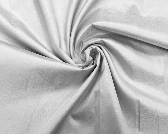 White Quinceañera Crystal Taffeta Stiff And Shiny Fabric/Apparel/Costume/Dress/Cosplay/Wedding