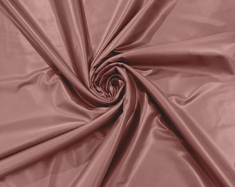Spandex Matte PU Vinyl Fabric-56 Inches Wide-(Matte Latex Stretch) - Sold By The Yard - Dusty Rose