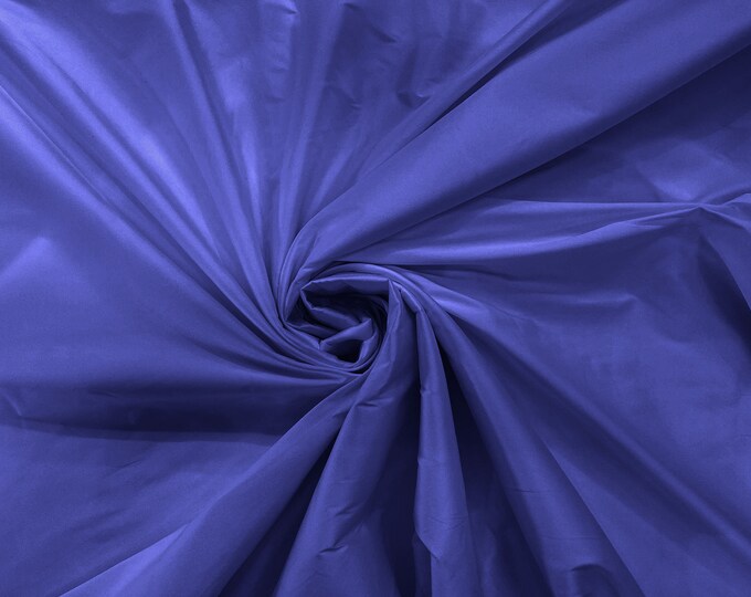 Cornflower 100% Polyester Imitation Silk Taffeta Fabric 55" Wide/Costume/Dress/Cosplay/Wedding.