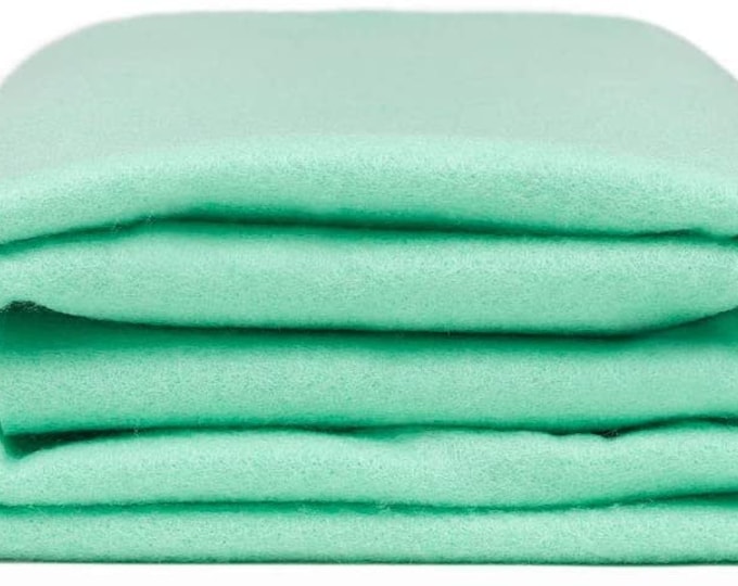 Acrylic Craft Felt Fabric by The Yard 72" Wide - Mint