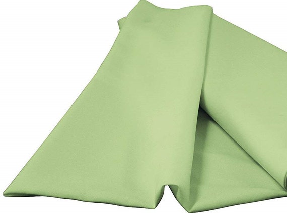 Sage Spun Poplin Polyester 60" Wide Fabric | Sold by the Yard