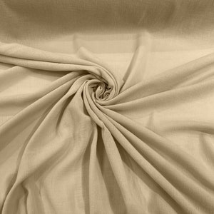 Champagne Muslin Crinkle Gauze Fabric, Cotton Gauze Swaddle Fabric, Fabric for Babies, Swaddle, dresses, Cheesecloth Fabric
