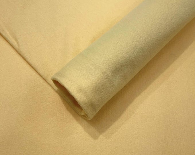 Butter Yellow Acrylic Craft Felt Fabric by The Yard 72" Wide.