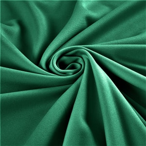 Jade Stretch Crepe Scuba Techno Knit Polyester Spandex Fabric for Bows, Top Knots, Head Wraps, Clothes, Costumes, Crafts
