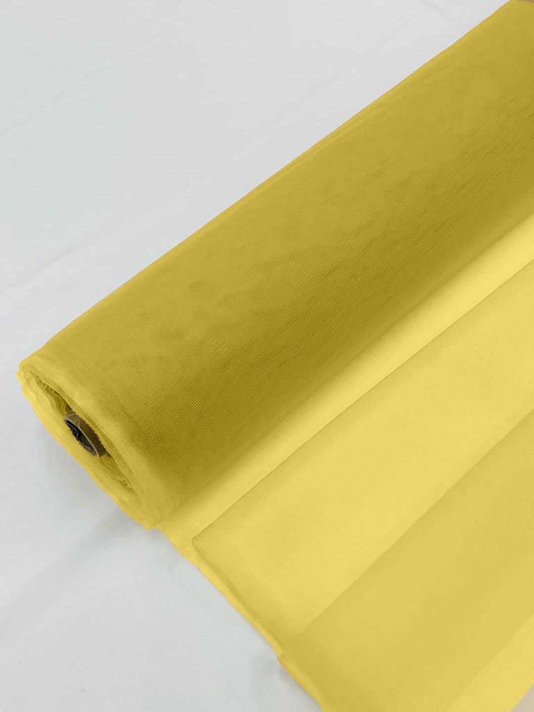 Spectra Netting Spectra Yellow - Bridal Mesh Tulle Netting Fabric / Sheer Mesh /58 ...