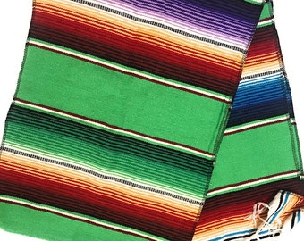 New Creations Fabric & Foam Inc, 14" Wide by 84" Long Mexican Serape Cotton Table Runner