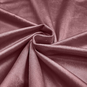 Mauve 58"/60Inches Wide Royal Velvet Upholstery Fabric. Sold By The Yard.