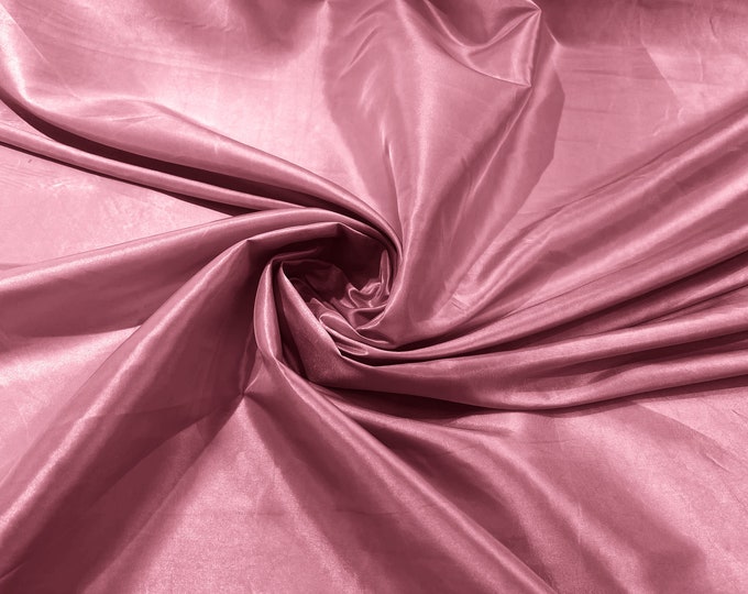 Solid Taffeta Fabric/ Taffeta Fabric By the Yard/ Apparel, Costume, Dress, Cosplay, Wedding. Candy Pink