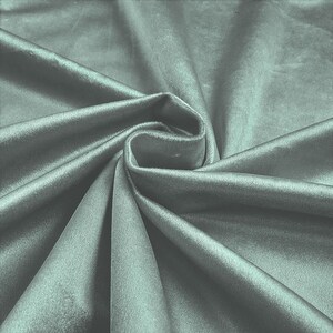 Grey 58"/60Inches Wide Royal Velvet Upholstery Fabric. Sold By The Yard.