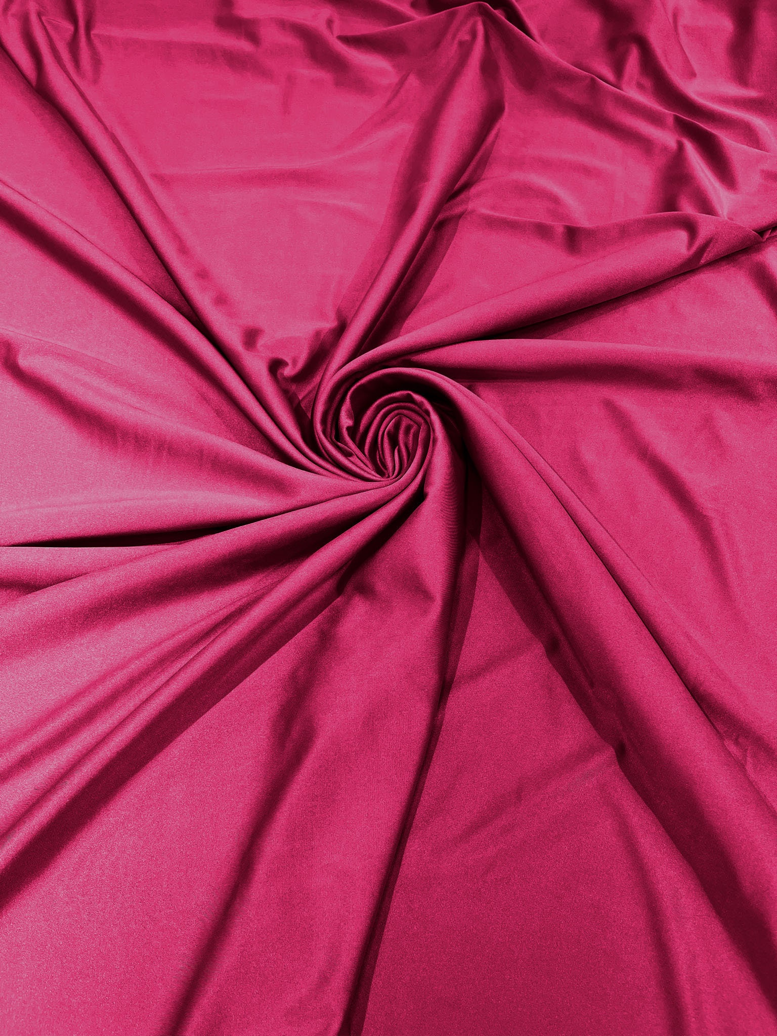 Dark Fuchsia Embroidered Quilted Fabric by the Yard 