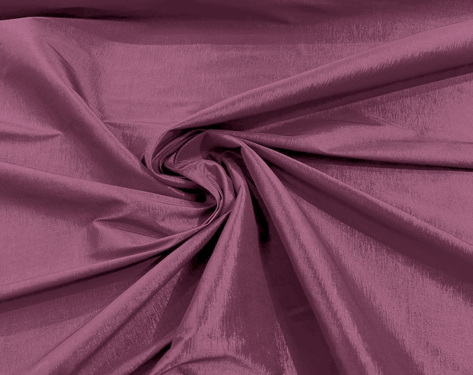 L/ Amethyst 58" Wide Medium Weight Stretch Two Tone Taffeta Fabric, Stretch Fabric For Bridal Dress Clothing Custom Wedding Gown, New Colors