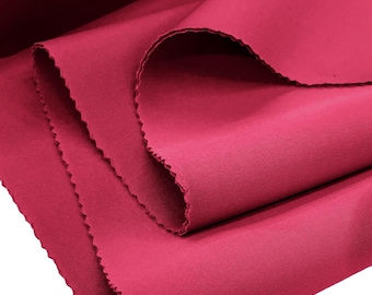Fuchsia Neoprene Scuba Fabric 2mm Thick | Stretch Polyester Spandex 58" Wide.