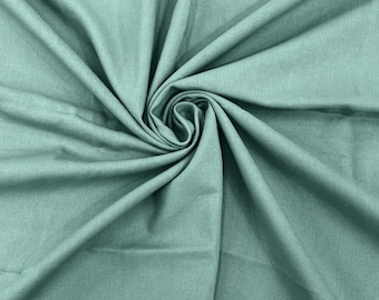 Seafoam Medium Weight Rayon Natural Linen Fabric/50 " Wide/Clothing