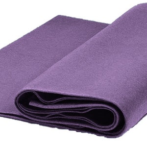 Acrylic Craft Felt Fabric by The Yard 72&quot; Wide - Dark Lavender