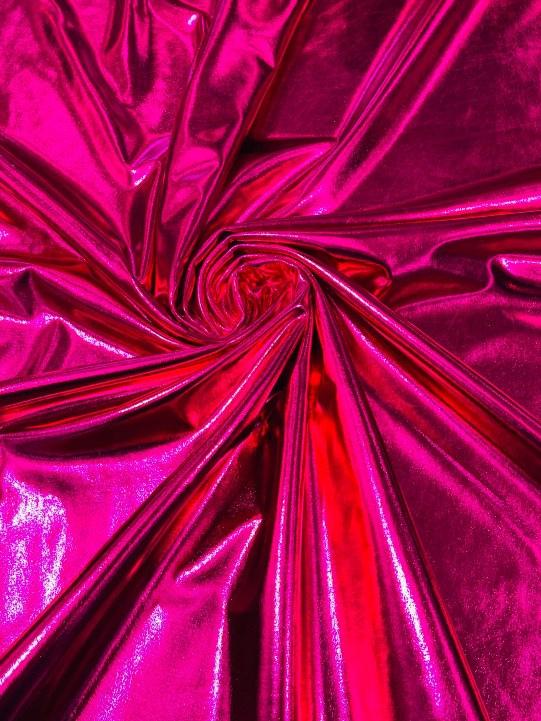 Fuchsia Metallic Foil Lame Spandex Sold by the Yard. - Etsy