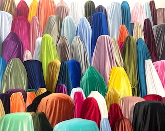 Stretch Velvet Fabric 58" Wide| Apparel Costumes, Sold By The Yard