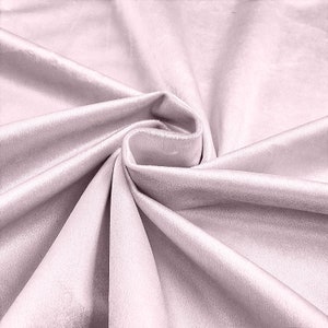 Blush 58"/60Inches Wide Royal Velvet Upholstery Fabric. Sold By The Yard.