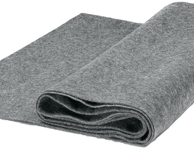 Acrylic Craft Felt Fabric by The Yard 72" Wide - Heather Grey