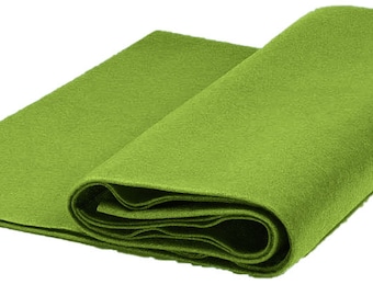Acrylic Craft Felt Fabric by The Yard 72" Wide - Lime Green