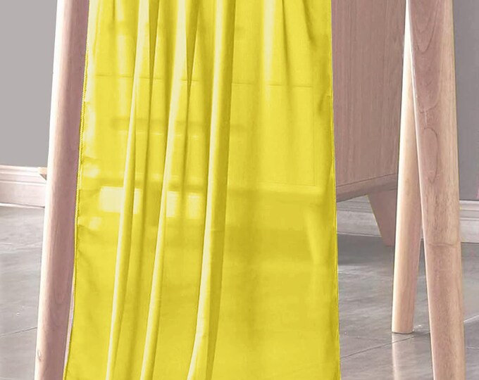 Yellow - Chiffon Sheer Table Runner for Wedding, Decorations for Birthday Parties, Banquets, Engagements.