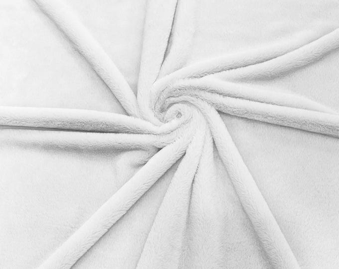 White Rabbit Plush Minky Faux Fur/58" Wide.