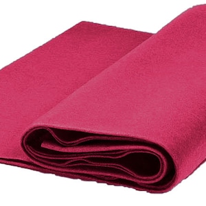 Acrylic Craft Felt Fabric by The Yard 72&quot; Wide - Fuchsia