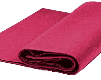 Acrylic Craft Felt Fabric by The Yard 72" Wide - Fuchsia