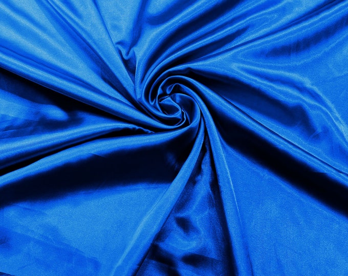 Dark Turquoise Light Weight Silky Stretch Charmeuse Satin Fabric/60" Wide/Cosplay.
