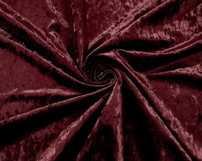Chambery Stretch Crushed Velvet Fabric/58 Inches Wide/Cosplays.