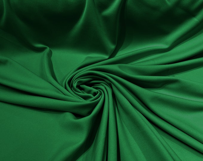 Flag Green 59/60" Wide 100% Polyester Wrinkle Free Stretch Double Knit Scuba Fabric/cosplay/costumes.