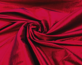 Dark Fuchsia 58" Wide Medium Weight Stretch Two Tone Taffeta Fabric, Stretch Fabric For Bridal Dress Clothing Custom Wedding Gown,New Colors