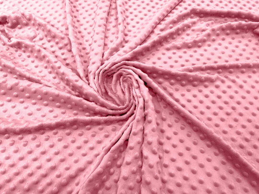 Tissu Minkee Plaine Super Doux - 95% Polyester, 5% Spandex - 50 Cm X 160 Cm - Très élastique, Oeko-Tex - Pour Couvertures, Vêtements Bébé