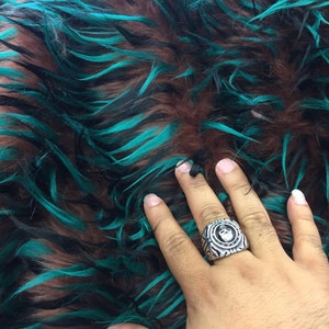 3 Tone Spikes Faux Fur- Shaggy Faux Fur-Fashion-Jackets-Apparel-Decorations-Throw Blankets-Sold By The Yard main image 0