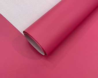 Hot Pink Marine Vinyl Fabric, Waterproof Faux Leather Upholstery 54" Wide