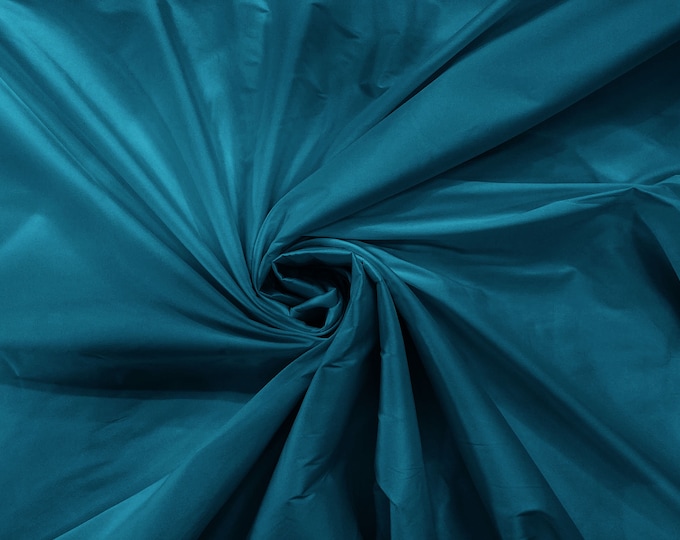 Peacock 100% Polyester Imitation Silk Taffeta Fabric 55" Wide/Costume/Dress/Cosplay/Wedding.