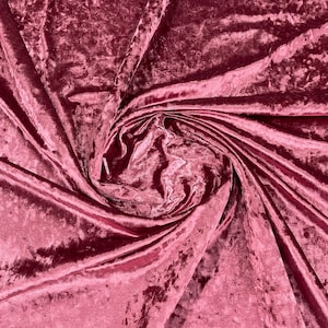 Mauve 60 &quot;breiter 90% Polyester 10 Prozent Elasthan Stretch Crushed Samt-Stoff für Nähen Bekleidung Kostüme Handwerk, verkauft lose Lagerware.
