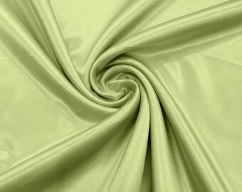 Neutro Sage Green Crepe Back Satin Fabric 58" Wide| Bridal| Prom| Nightgown| Wedding.