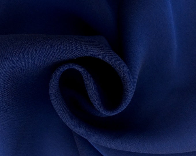 Royal Blue 58-59" Wide Premium Light Weight Poly Cotton Blend Broadcloth Fabric Sold By The Yard.