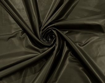 Spandex Matte PU Vinyl Fabric-56 Inches Wide-(Matte Latex Stretch) - Sold By The Yard - Olive Green