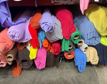 Solid Stretch Power Mesh Fabric Spandex 58" Wide/ Sheer See-Though/Sold By The Yard. New Colors