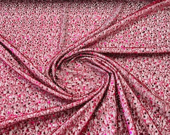 Burgundy heavy hand beaded princess design embroider with beads-pearls-sequins on a mesh lace-sold by yard.