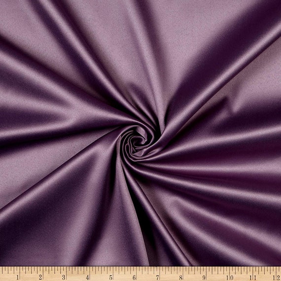 Dunkellila 95 Prozent Polyester, 5% Elastan, 145 cm Stretch L
