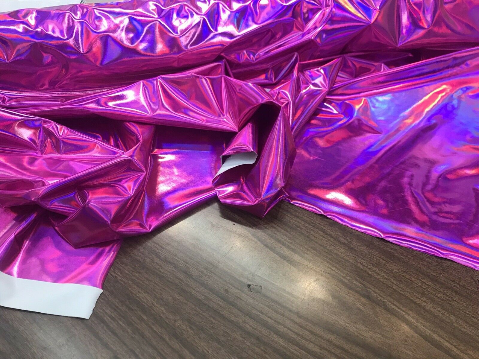 New Creations Fabric & Foam Inc, Reflective Hologram Vinyl Faux Leather