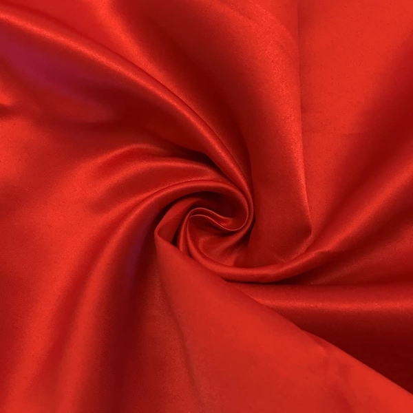 Red Matte Satin (Peau de Soie) Duchess Fabric Bridesmaid Dress 58"-60" Wide Sold By The Yard.