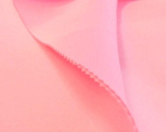 Pink 58/60" Wide 90% Polyester / 10 percent Spandex Neoprene Scuba Fabric Sold By The Yard.