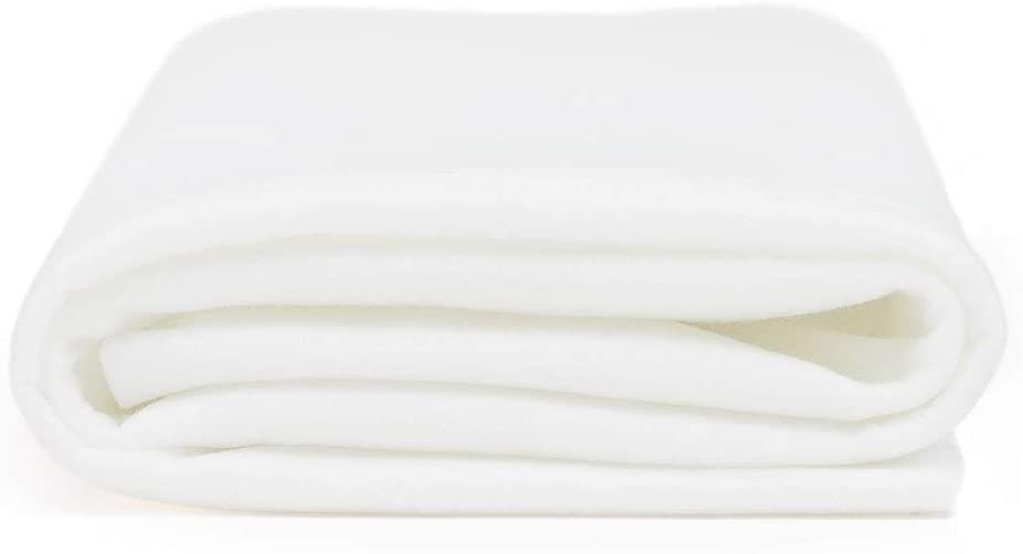 White Solid Acrylic Felt Fabric – Fashion Fabrics LLC