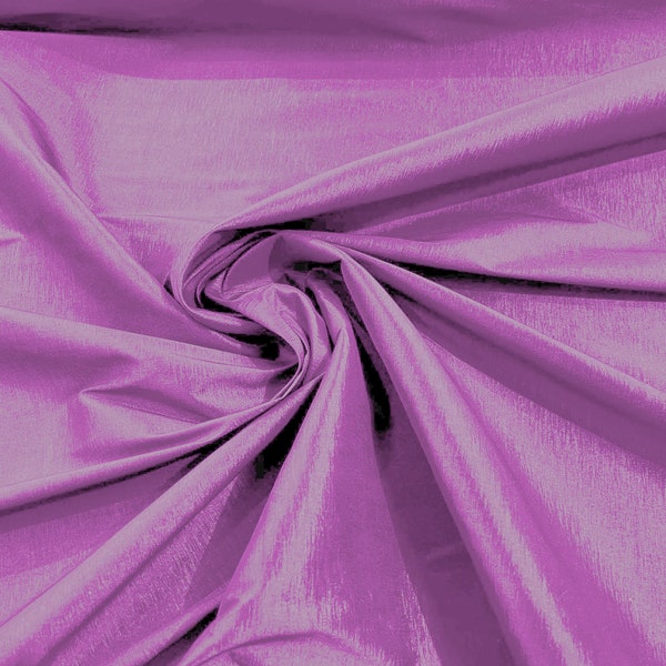 Lavender 58" Wide Medium Weight Stretch Two Tone Taffeta Fabric, Stretch Fabric For Bridal Dress Clothing Custom Wedding Gown, New Colors