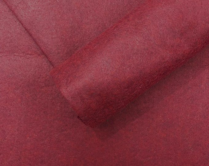 Burgundy Acrylic Craft Felt Fabric by The Yard 72" Wide.