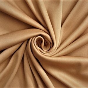 Khaki Muster, Polyester Spandex Interlock mit Mechanischem Stretch